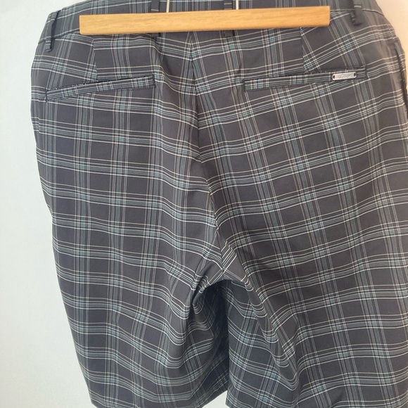 Greg Norman Collection Dark Gray Flat Front Shorts - Picture 2 of 13